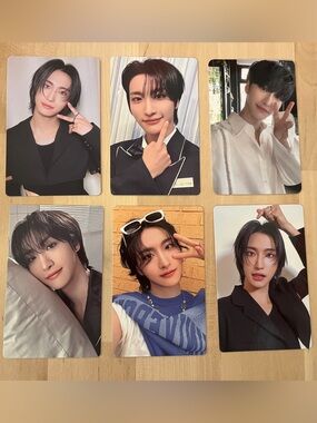 Set of 6 OFFICIAL Seonghwa of Ateez photocards! Park Seonghwa